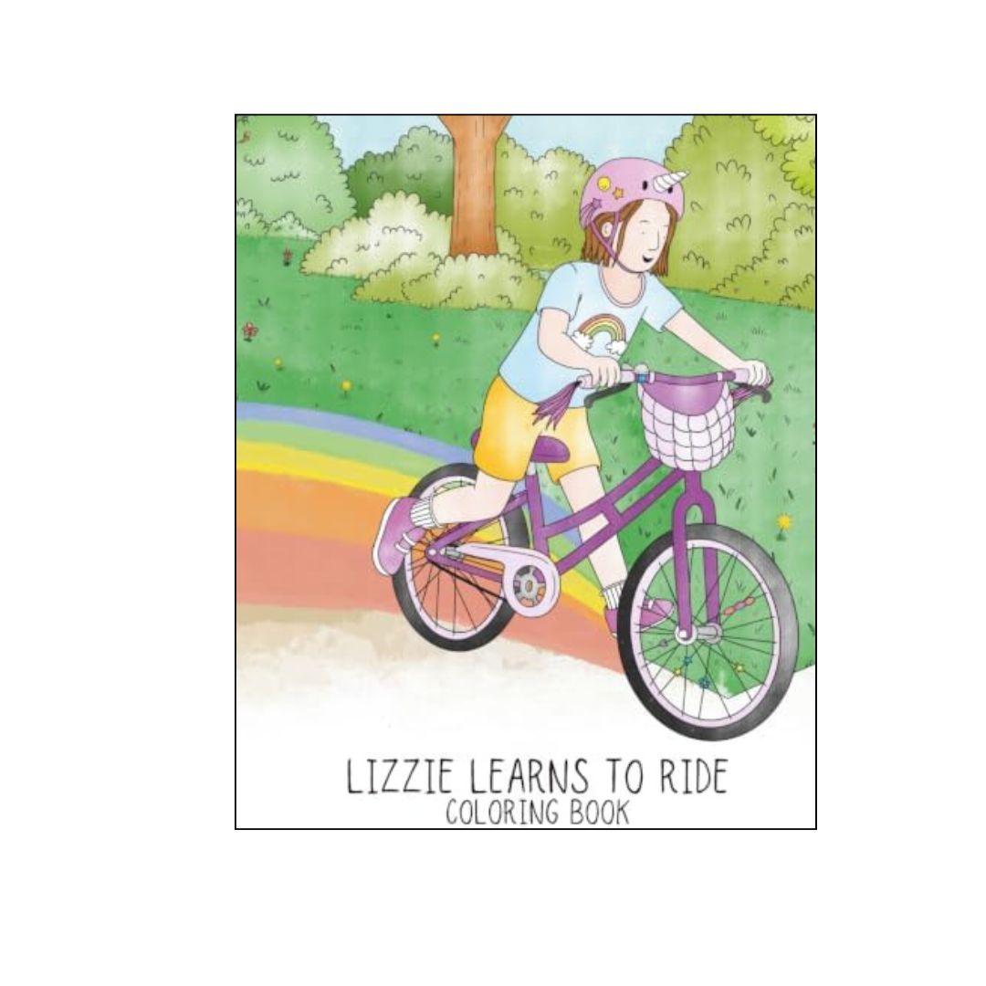 Lizzie Learns to Ride Coloring Book