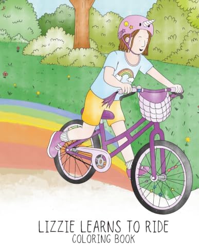 Lizzie Learns to Ride Coloring Book