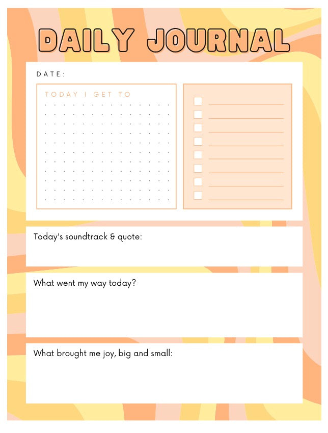 Best Day Ever Quarterly Journal - DIGITAL VERSION