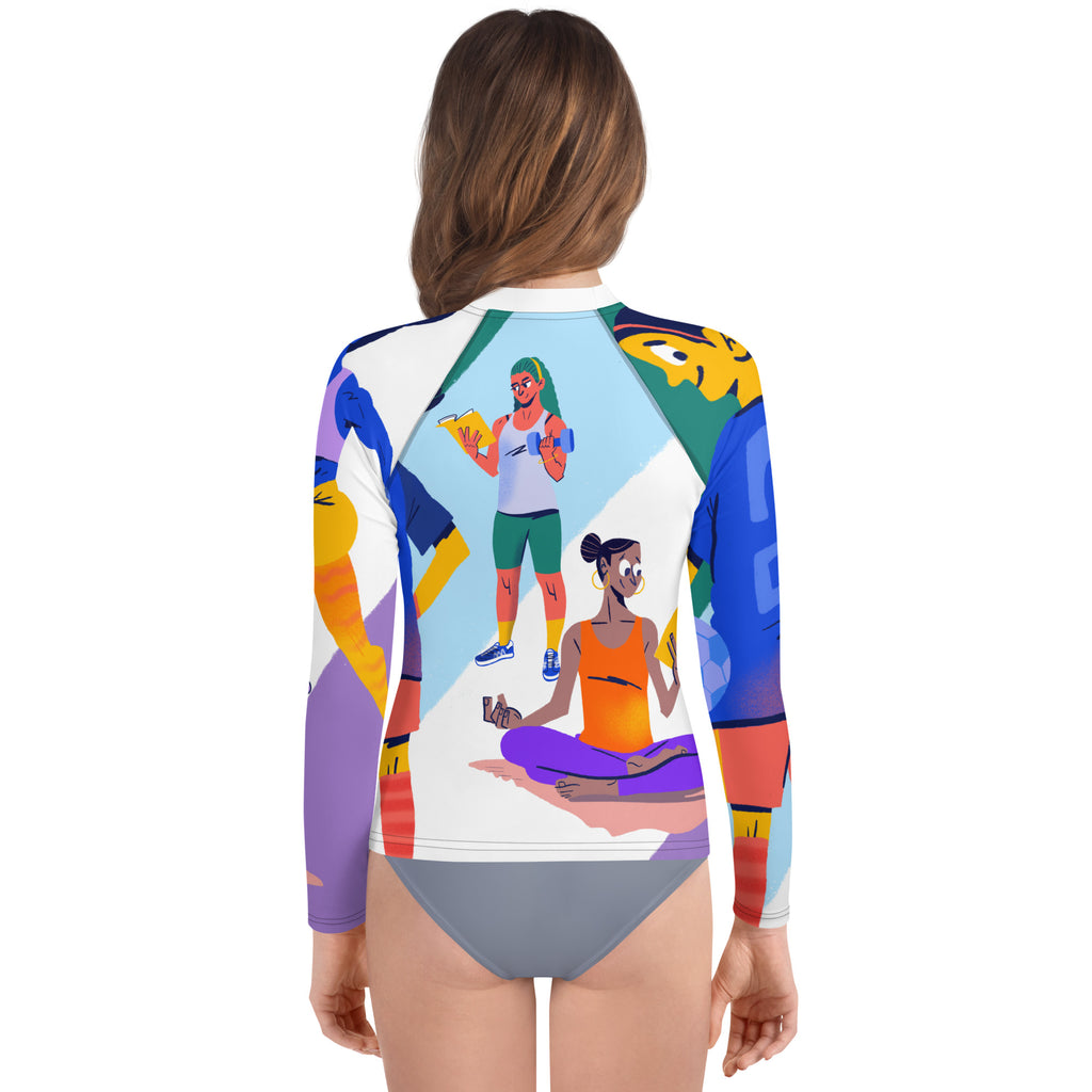 Strong Girl Publishing Youth Rash Guard