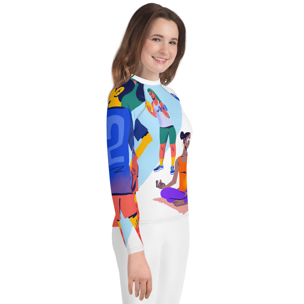 Strong Girl Publishing Youth Rash Guard