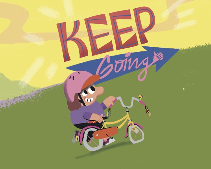 8”x10” Keep Going Limited Edition Art Print