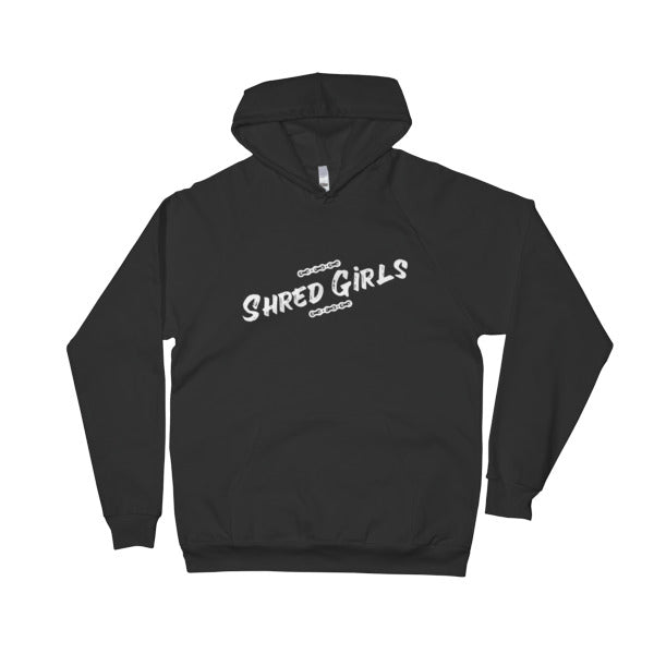 Unisex Fleece Shred Girls Hoodie