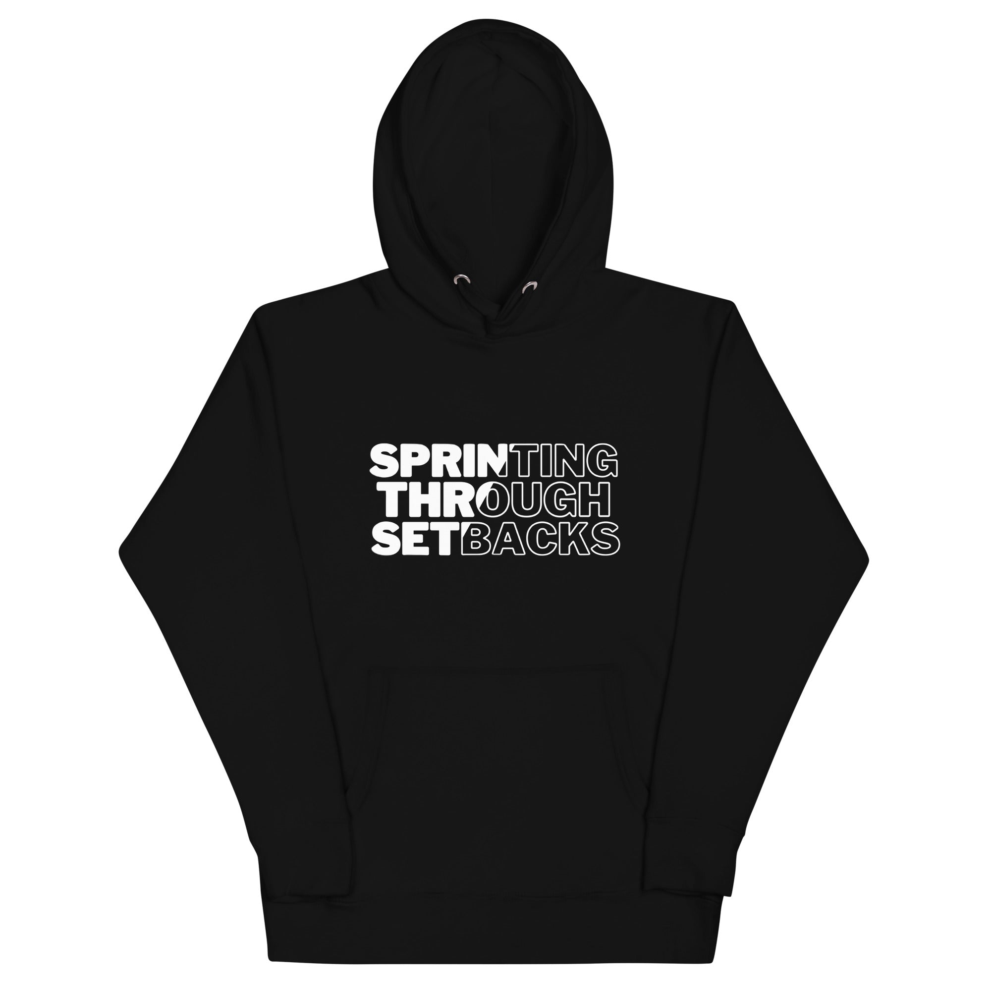 Sprinting Through Setbacks Unisex Hoodie