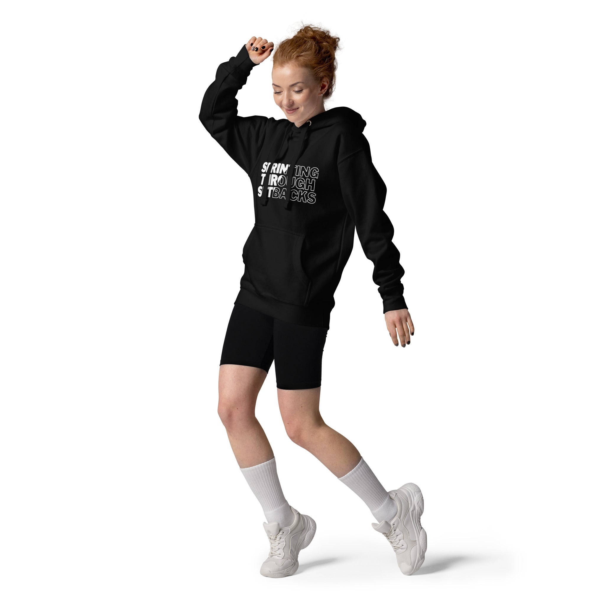 Sprinting Through Setbacks Unisex Hoodie
